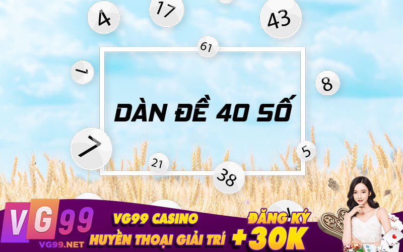 Dàn đề 40 số