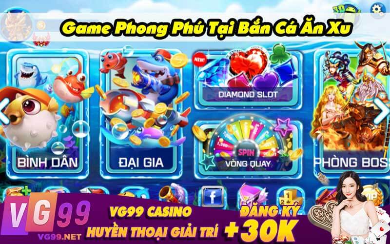 Trò Chơi Bắn Cá Ăn Xu Phong Phú